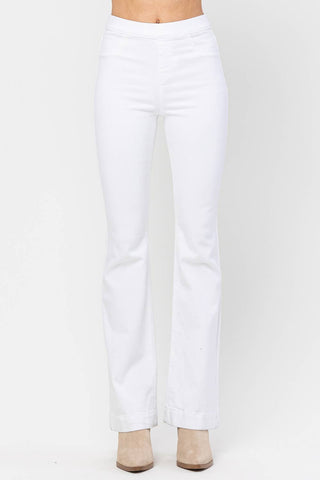 All About The Flare Jeans In White