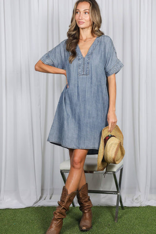 River Denim Dress