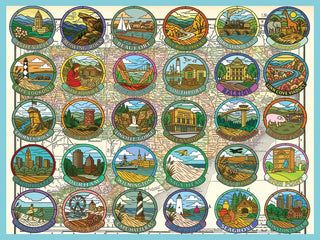 North Carolina's Most Visited 550 Piece Puzzle