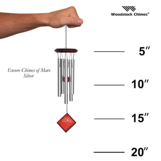 Chimes Of Mars Wind Chime In Silver