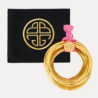 Gold All Weather Bangles® (Set of 6) - Serenity Prayer