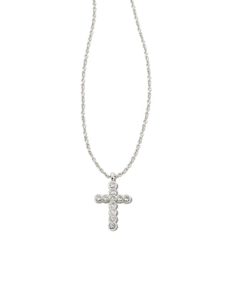 Silver Cross Pendant Necklace