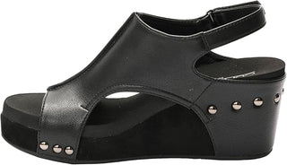 Corkys Carley Wedge in Black Combo