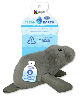 Clean Earth Recycled Plush Toys - 100% Sustainable - Seahorse Large