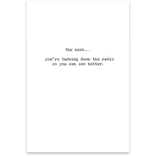 One Minute Greeting Card
