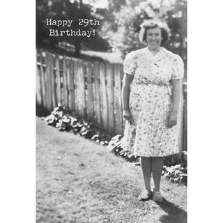 29th Birthday Greeting Card