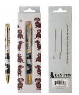 Black Dachshund Ball Point Pen
