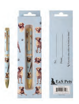 Yellow Labrador Ball Point Pen