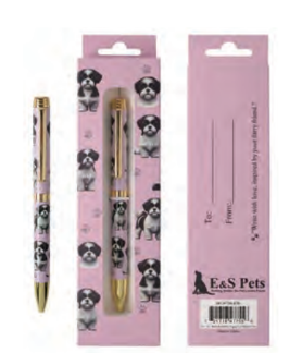 Black & White Shih Tzu Ball Point Pen
