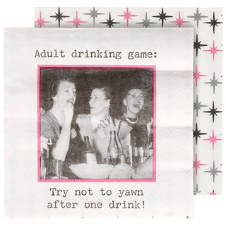 Drinking Game Cocktail Napkins