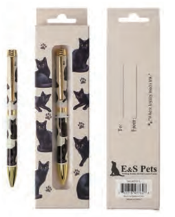 Black cat Ball Point Pen