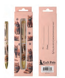 Orange Tabby Cat Ball Point Pen