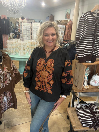 Wonderful Days Top In Black