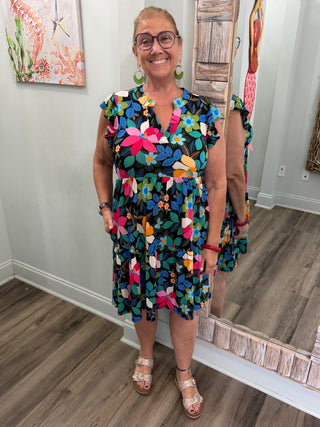 Leave A Message Lizzy Forever Dress in Black