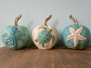 Coastal Pumpkin with Octopus