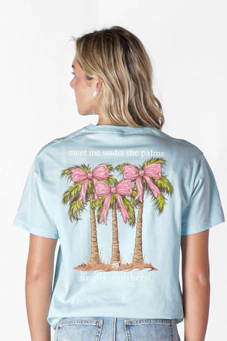 Under The Palms T-shirt in Glacier