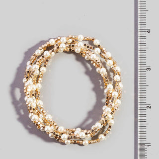 Stay Classy Bead Stretch Bracelet Set