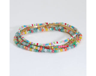 Multi Seed Bead Bracelet