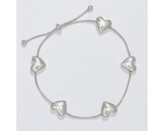 Stationed Hearts Bracelet