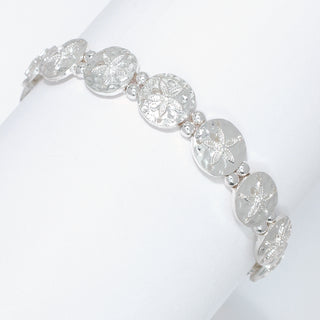 Hammered Sand Dollar Bracelet