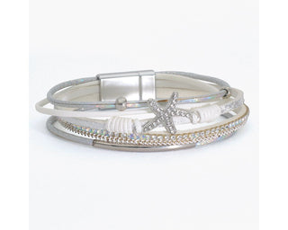 Multi Row Starfish Bracelet