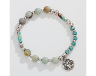Silver Tree Of Life Bracelet