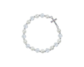 Little Love Crystal Cross Bracelet
