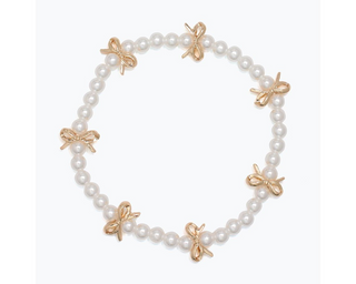 Little Love Pearls + Bows Bracelet