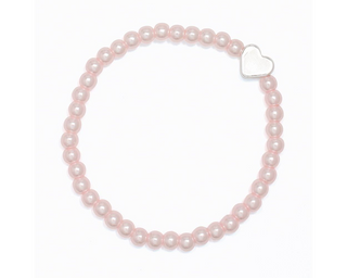 Little Love Pink + Heart Bracelet