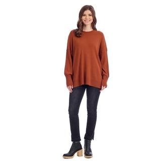 In Your Feelings Sweater in Rust