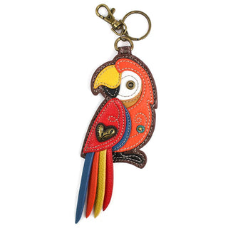 Parrot Key Fob/Coin Purse