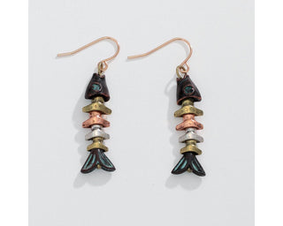 Multi-Tone Bonefish Earrings