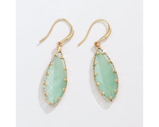 Soft Mint Drop Earrings