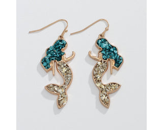 Glitzy Mermaid Earrings