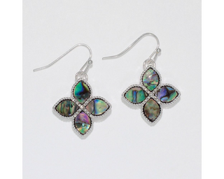 Abalone & Crystal Earrings