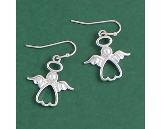 Angels With Pearls Earrings