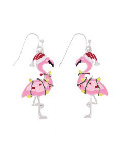 Festive Flamingo Earrings