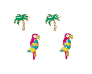 Parrots & Palm Trees Duo