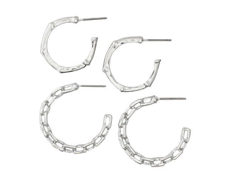 Hoop Earrings Duo