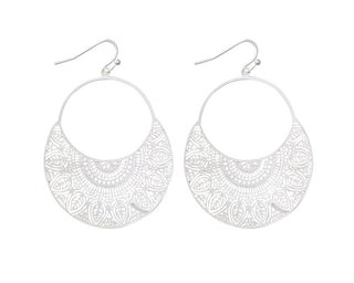 Silver Filagree Earrings