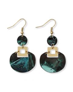 Patina Drop Earrings