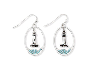 Lighthouse On The Sea Earrings