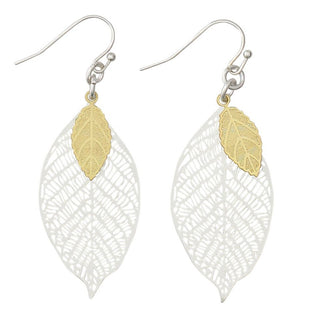 Leaf Cutout Earrings