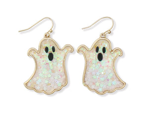Glitter Star Ghosts Earrings