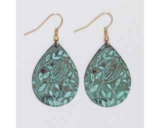 Floral Teardrop Earrings