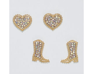 Cowgirl Heart Duo Earrings