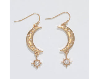 Starry Moon Earrings