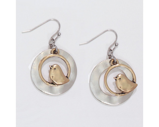 Swinging Bird Earrings