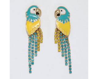 Dazzling Parrot Earrings