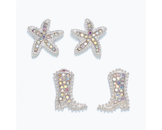 Coastal Cowgirl AB Crystals Earrings